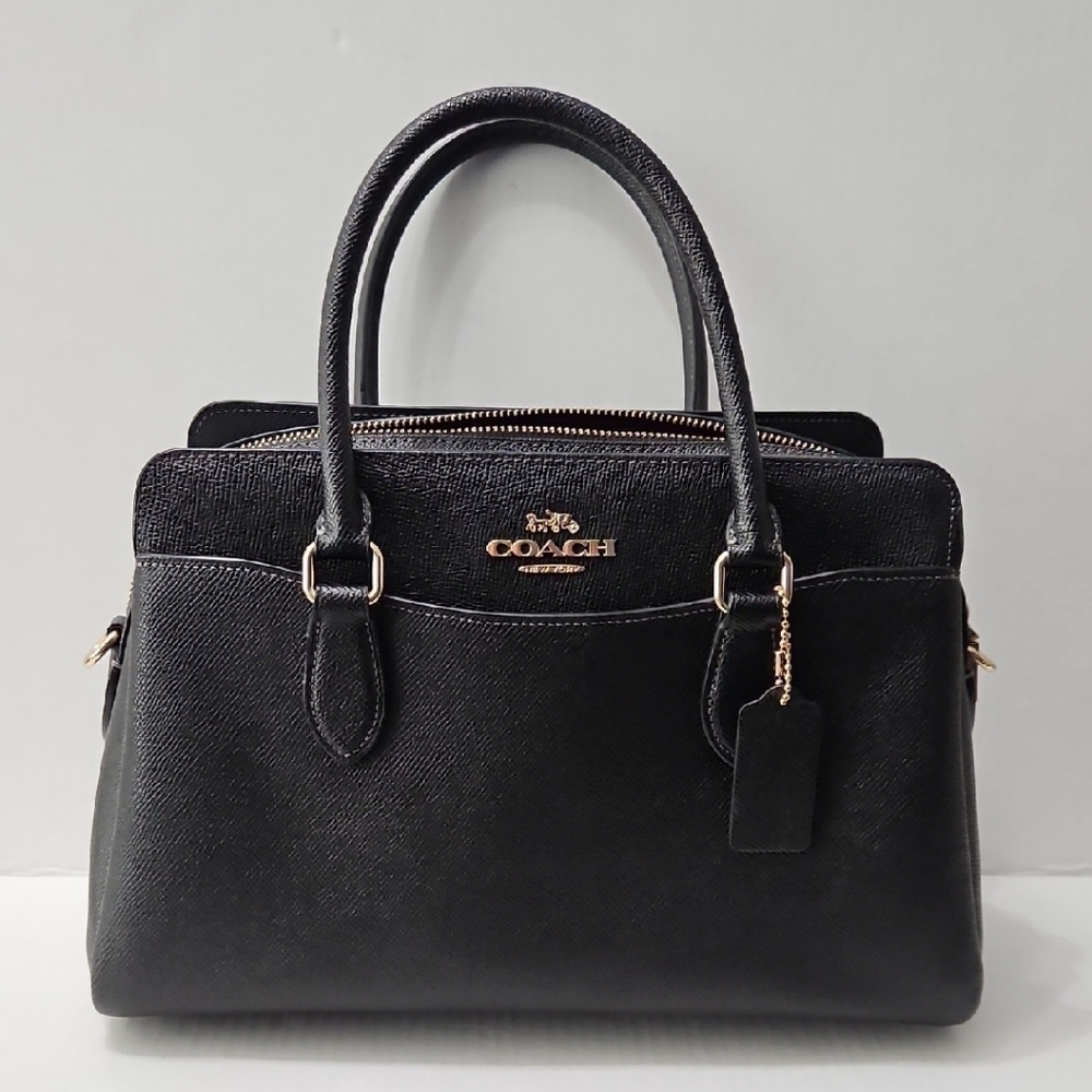 Coach Darcie Large Black Carryall Bag